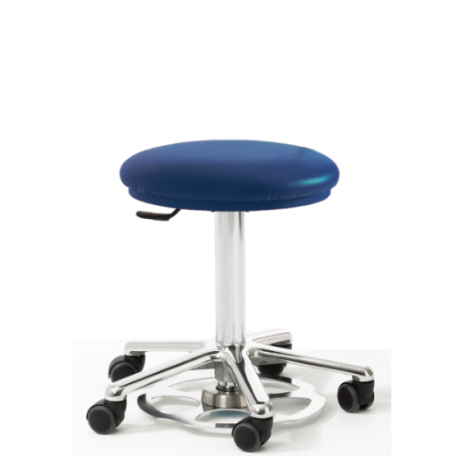 Medical Upholstered Stool with Foot Lift Adjustment