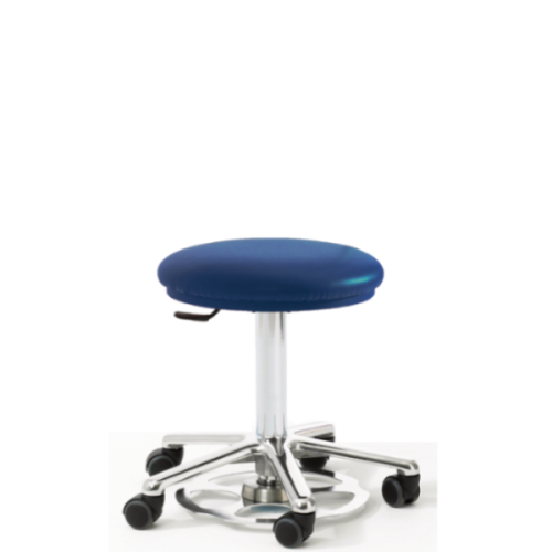 Medical Upholstered Stool with Foot Lift Adjustment