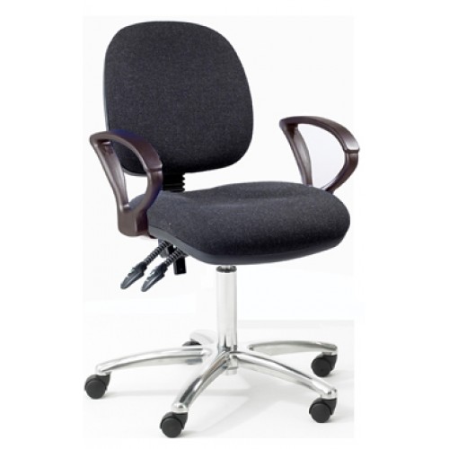 Chrome Ergonomic Office Chair