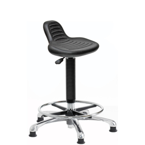 Chrome Posture Stool High