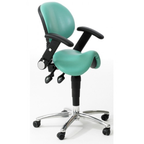 Saddle Seat with Backrest and Arms