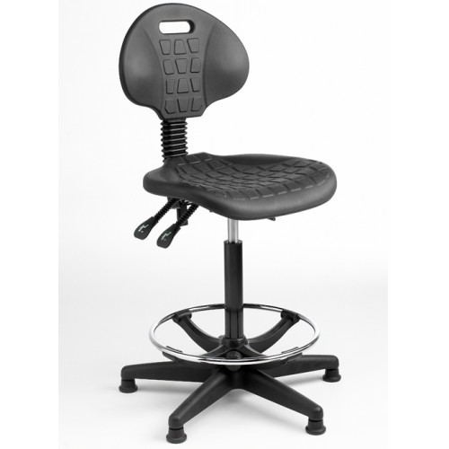 Laboratory Clean Room Polyurethane Chair High