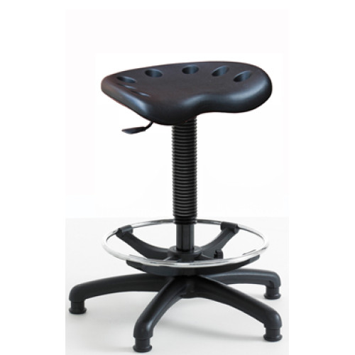 Tractor Seat Stool with Adjustable Foot Ring