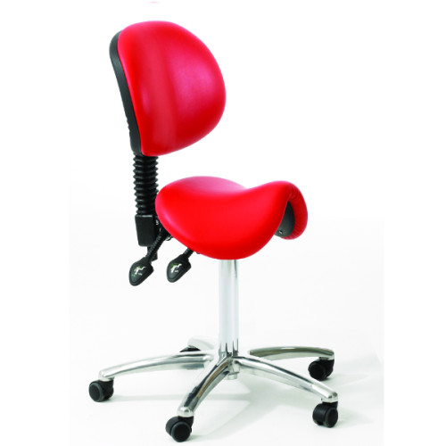 Dental Saddle Seat with Backrest