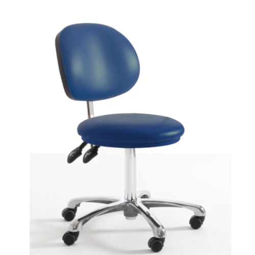Podiatrist Stool with Back Rest