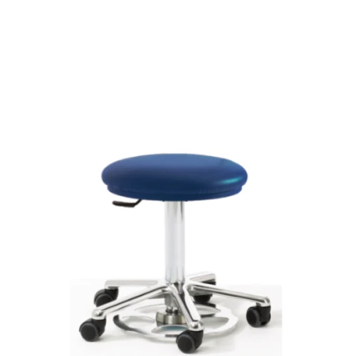 Medical Upholstered Stool with Foot Lift Adjustment